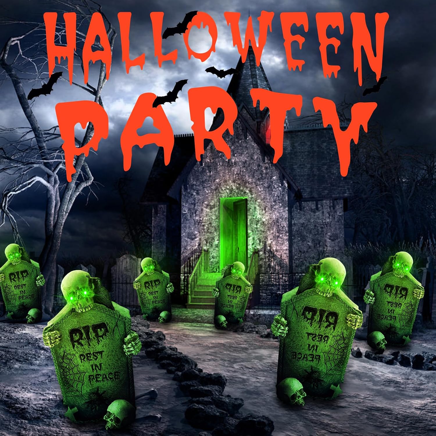 8Pack Halloween Glowing LED Eyes for Mask,Halloween LED Glowing Light Up Eyes,Glowing Eyes Lights for Halloween Skulls