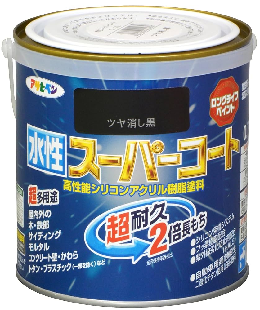 アサヒペン黒 Amazon | アサヒペン 油性 高耐久アクリルトタン用スプレー 黒