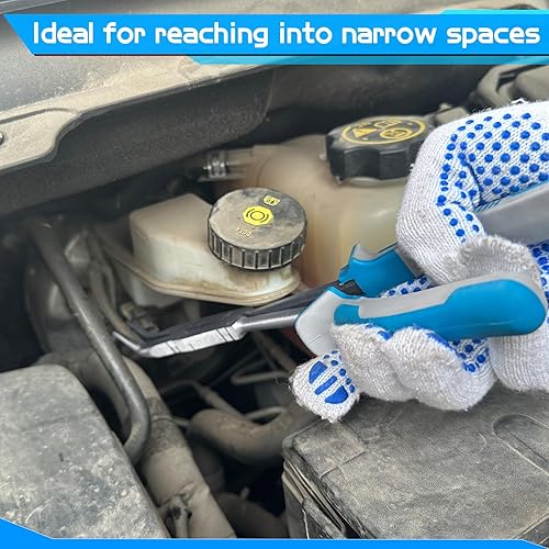 Miniatura 4 de SPEEDWOX Alicates de doble pivote de 13 pulgadas, alicates de punta larga doblados de doble material, alicates de punta larga doblados de doble