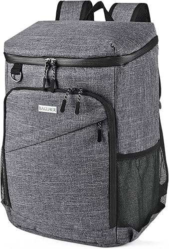 Miniatura 86 de BAGLHER Mochila Nevera Térmica Ligera Aislada - 30 Latas, A Prueba de Fugas para Almuerzo, Picnic, Senderismo, Viajes de Campamento Núcleo