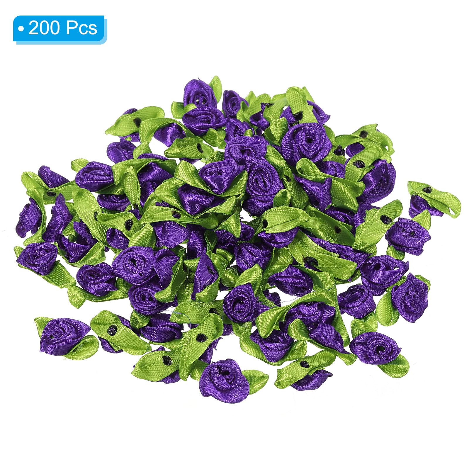 PATIKIL Mini Ribbon Roses - Image 3