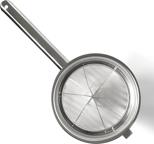 Miniatura 8 de Colador de caldo  chino de malla fina de acero inoxidable para alimentos, separador de cono, colador de cocina para salsa de mermelada de té, 8