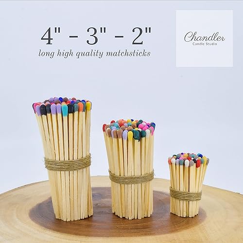 Miniatura 7 de Bastones de madera de 2 pulgadas de largo para decoración del hogar, recuerdos de boda, manualidades, relleno de caja de cerillas, fósforos de