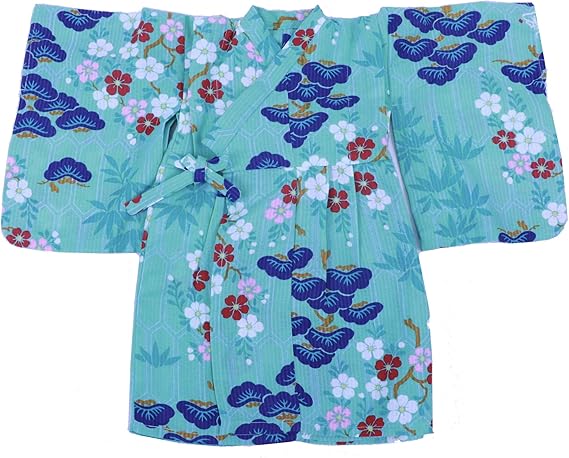 Amazon Co Jp 仕立屋甚五郎 新品アウトレット ベビー浴衣 キッズ浴衣 簡単に着れるゆかた ポスト投函 ネコポス便対応 80cm 110サイズ 80 緑 服 ファッション小物