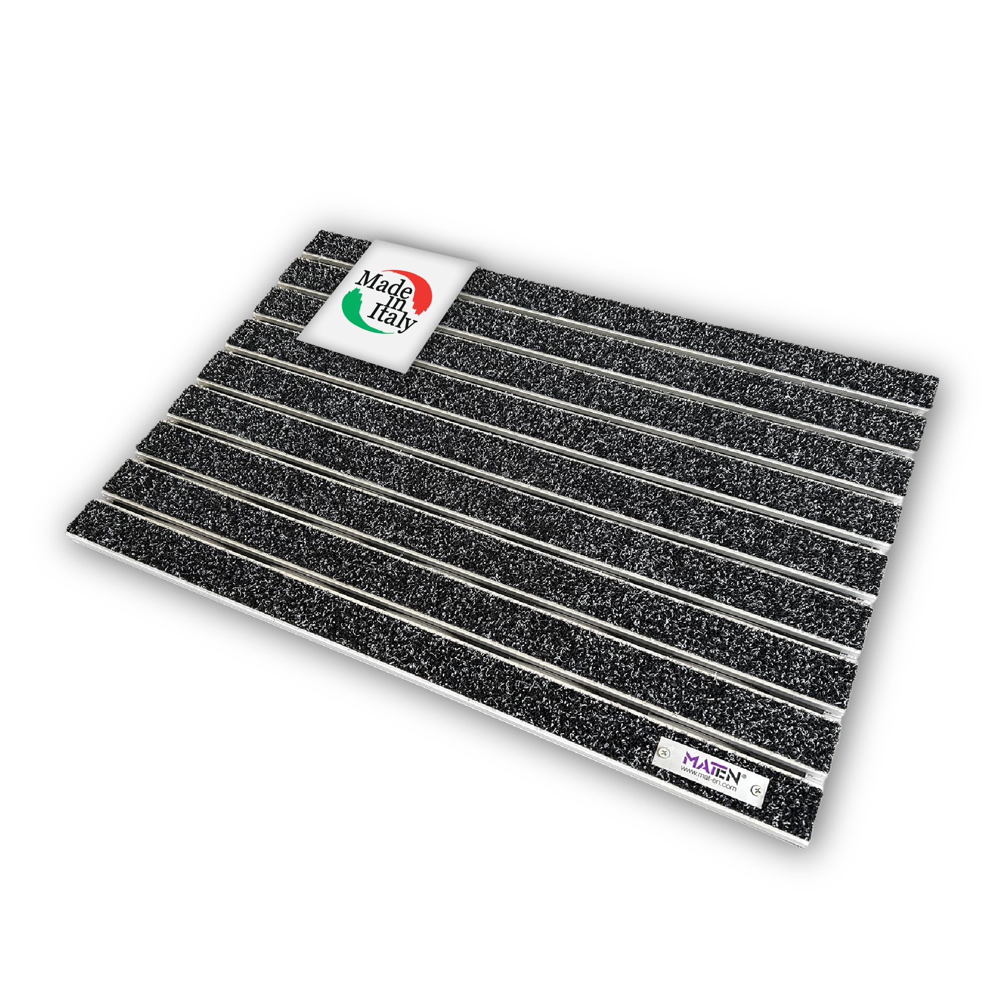 MATEN Zerbino da Esterno e Interno in feltro Velluto Igienizzante, 60x40x1,2 cm, Soluzione Professionale per Alto Traffico, Made in Italy