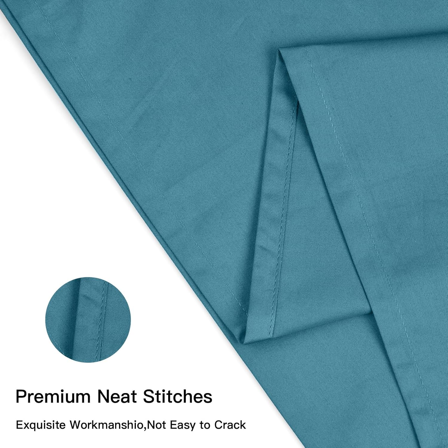 Deep Dream 綿100% 枕カバー 標準サイズ 2枚セット 600スレッドカウント コットン枕カバー 標準 ホワイト ピロー