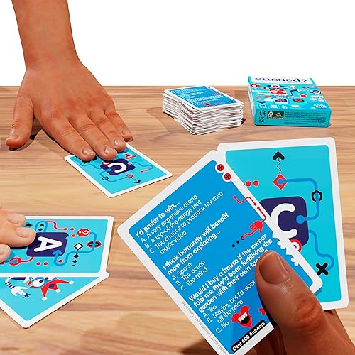 Miniatura 6 de SUSSED 400 locos iniciadores de conversación para niños, adolescentes y adultos, el juego de cartas "Adivina mi respuesta", regalo divertido para