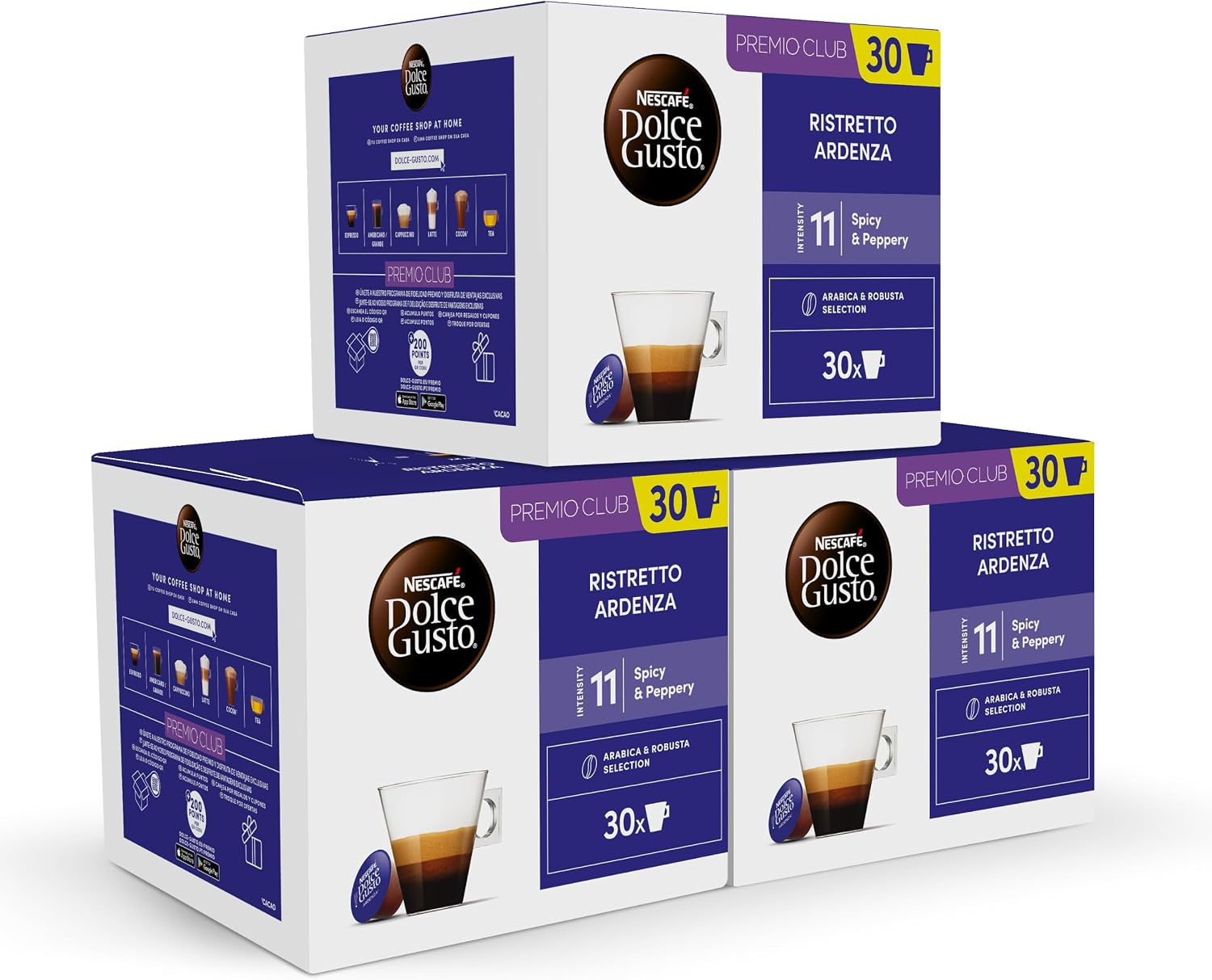 NESCAFÉ Dolce Gusto Café Ristretto Ardenza 90 cápsulas (3x30)