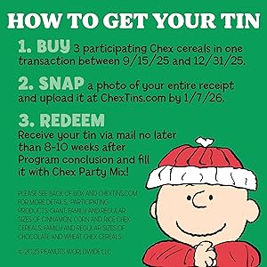 Rice Chex Gluten Free Breakfast Cereal, Homemade Chex Mix Ingredient, 12 oz