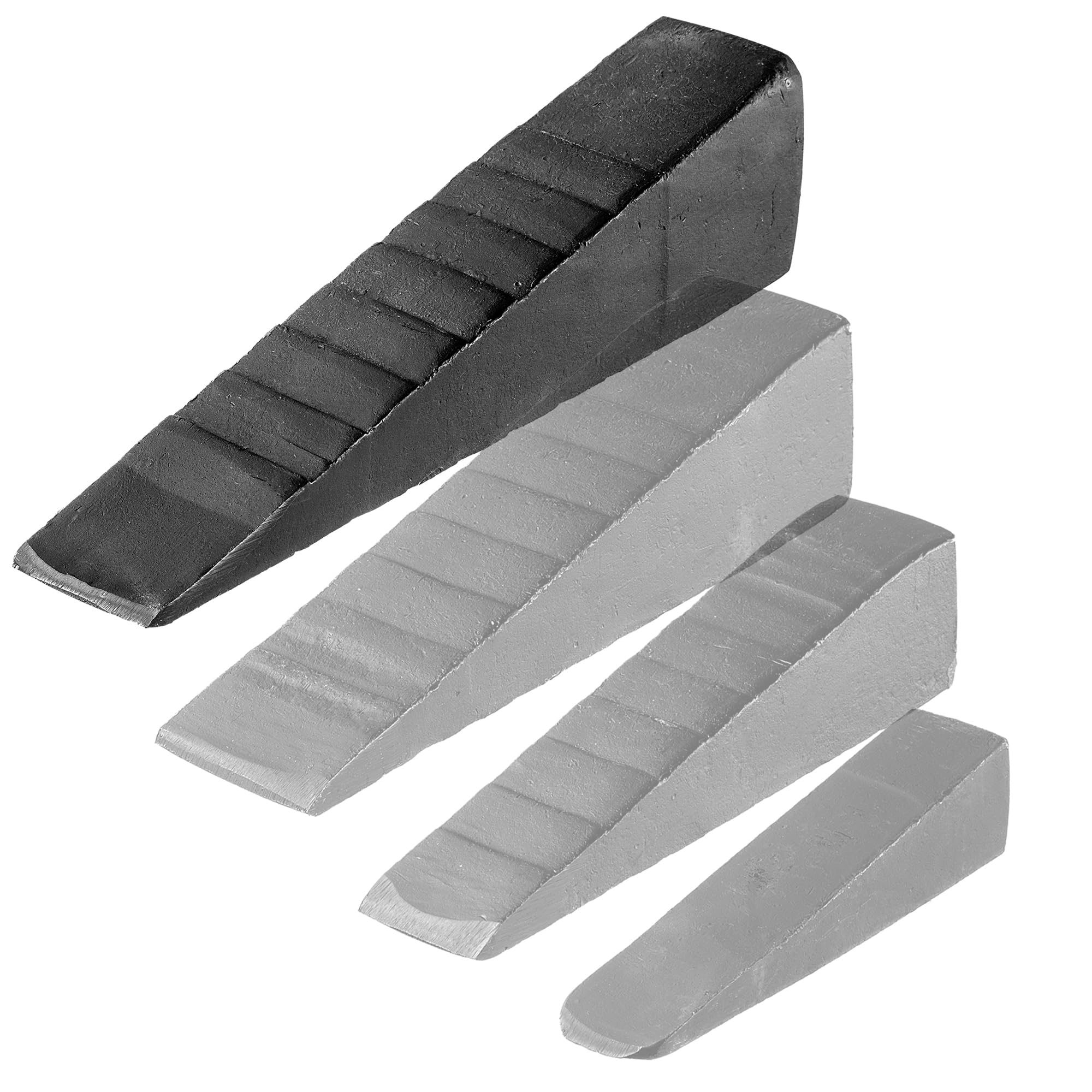 KADAX Cale de fendage en acier - 26,5 x 5 x 7 cm - Pour abattre et fendre le bois - Robuste - Grenade à fendre - Cale de rechange