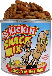 Ass Kickin' Snack Mix, 10-Ounce Cans (Pack of 6)