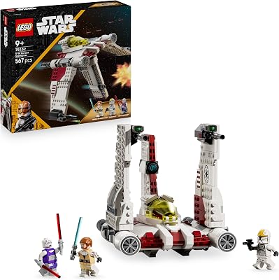LEGO Star Wars: The Clone Wars V-19 Torrent-Sternjäger – Kreatives Spielzeug mit Minifiguren und Lichtschwert – Geschenk für Kinder – Modellbau für Mädchen und Jungen ab 9 Jahren – 75432