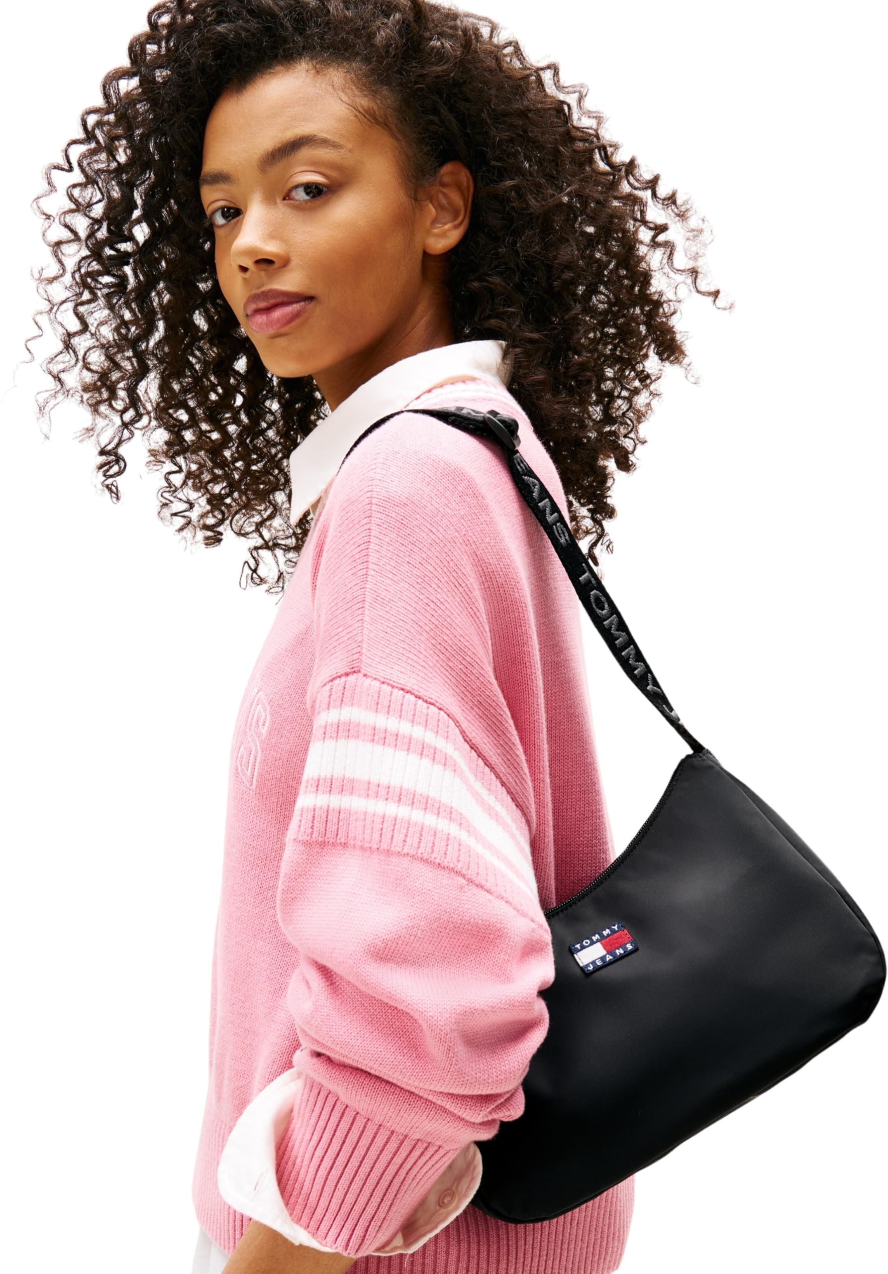 Tommy Jeans Donna Borsa a Spalla Daily con Zip