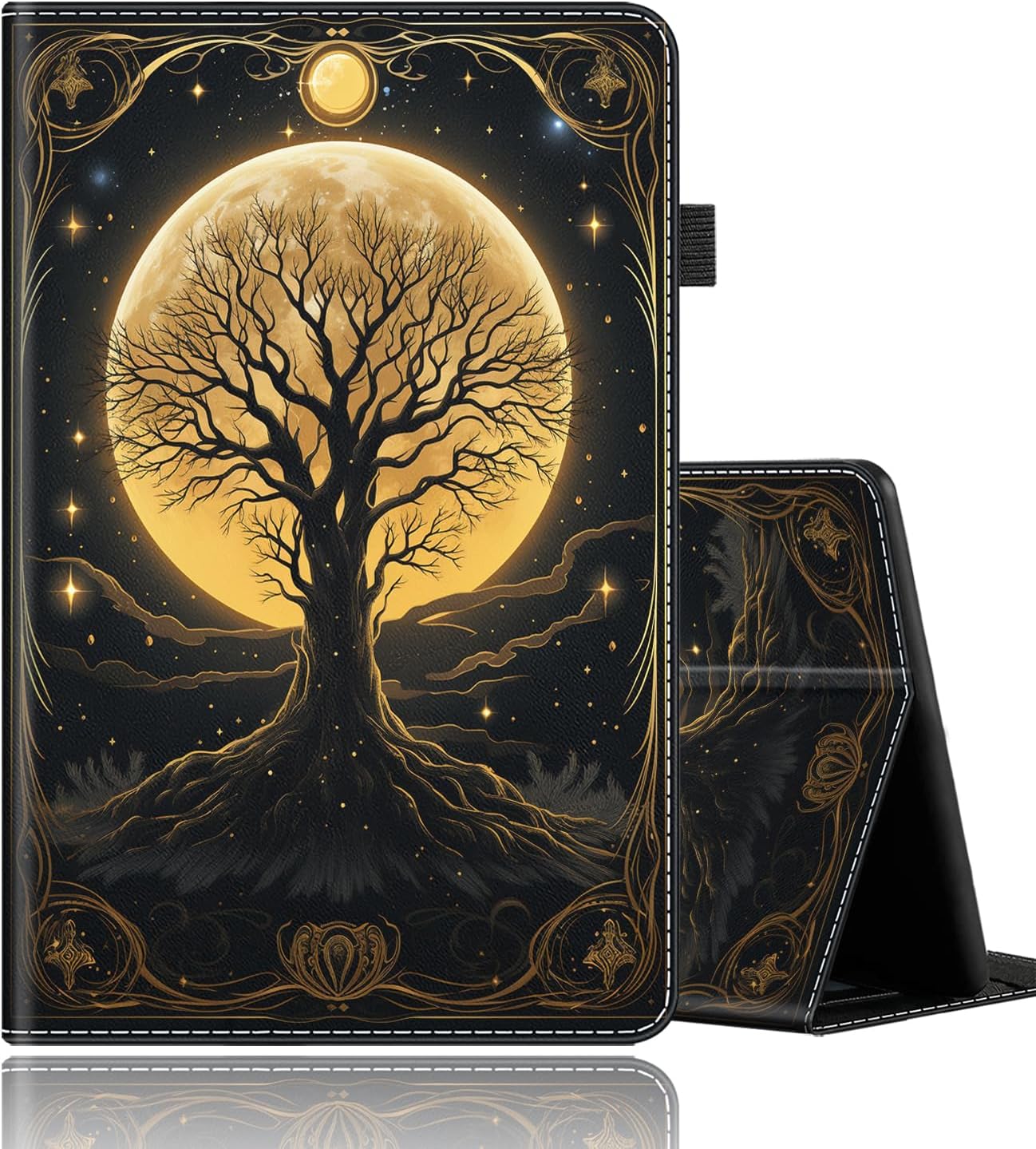 Case for Amazon Kindle Fire Max 11 (13th Generation, 2023 Release) 11, Durable Shockproof Protective Cover for Fire 11 Tablet with Auto Wake/Sleep，Abstract Tree
