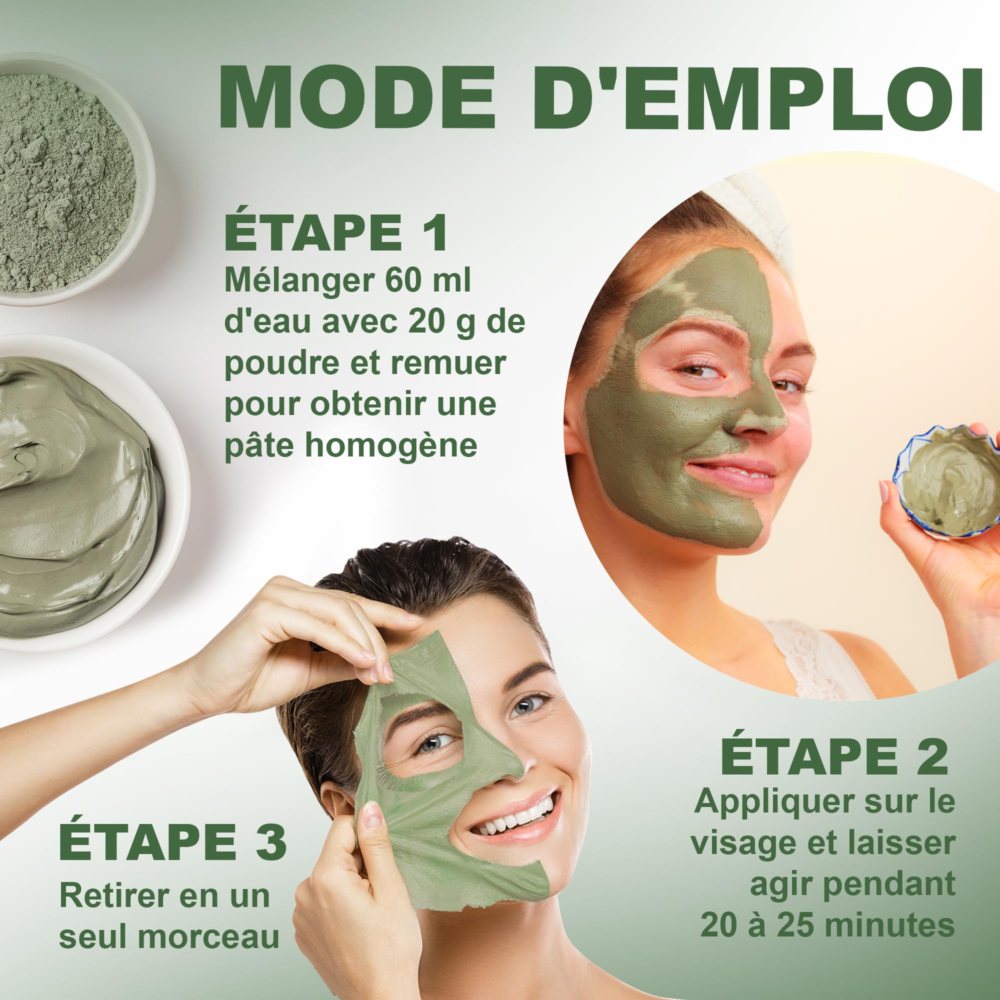 Masque Visage Relaxant et Lifting au Caviar | Soin Fermeté | Masque Peel-Off | Anti-Âge | Hydratation et Élasticité | Élimination Points Noirs, Transparent, 200g (Lot de 1)