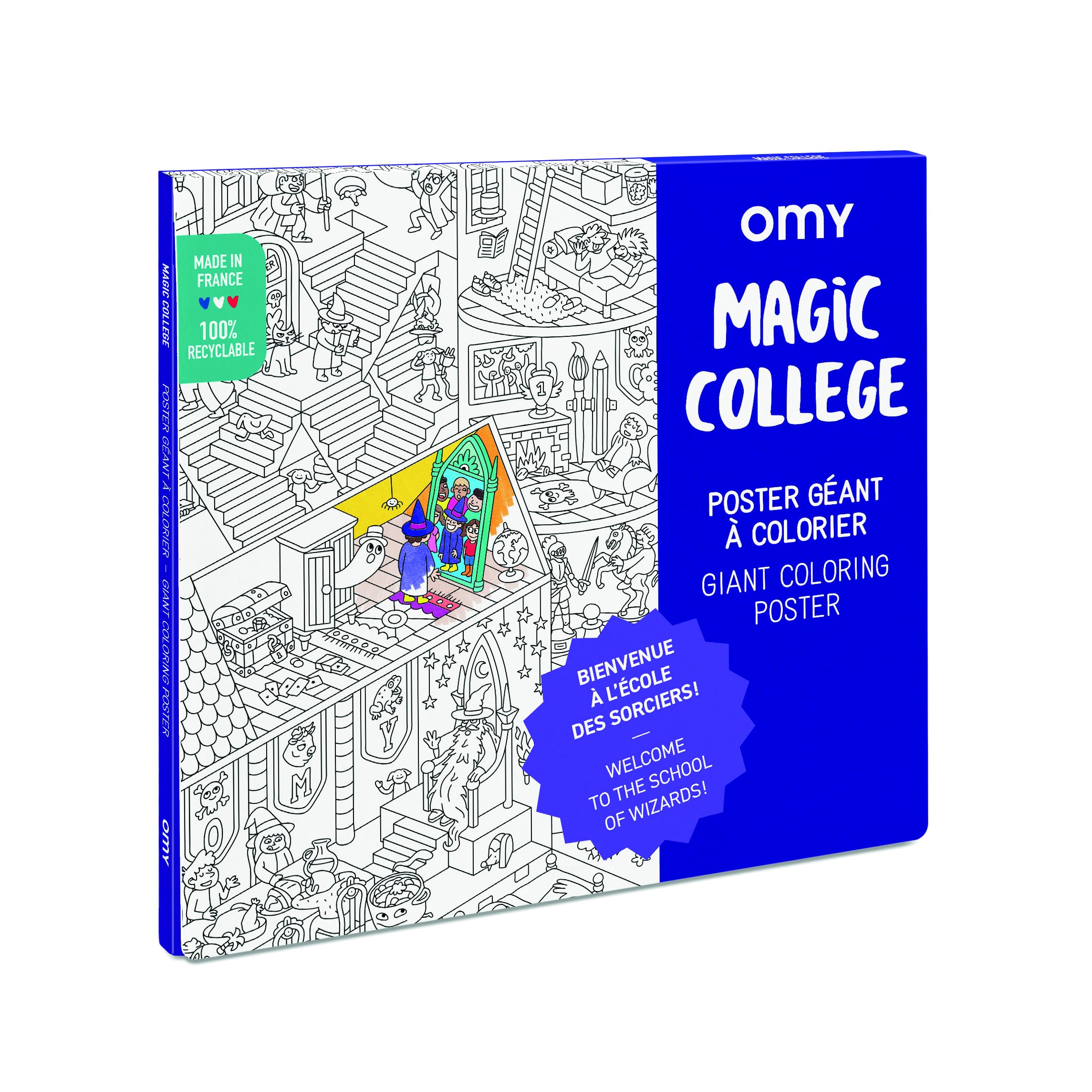 Omy Giant Magic Coloring Poster