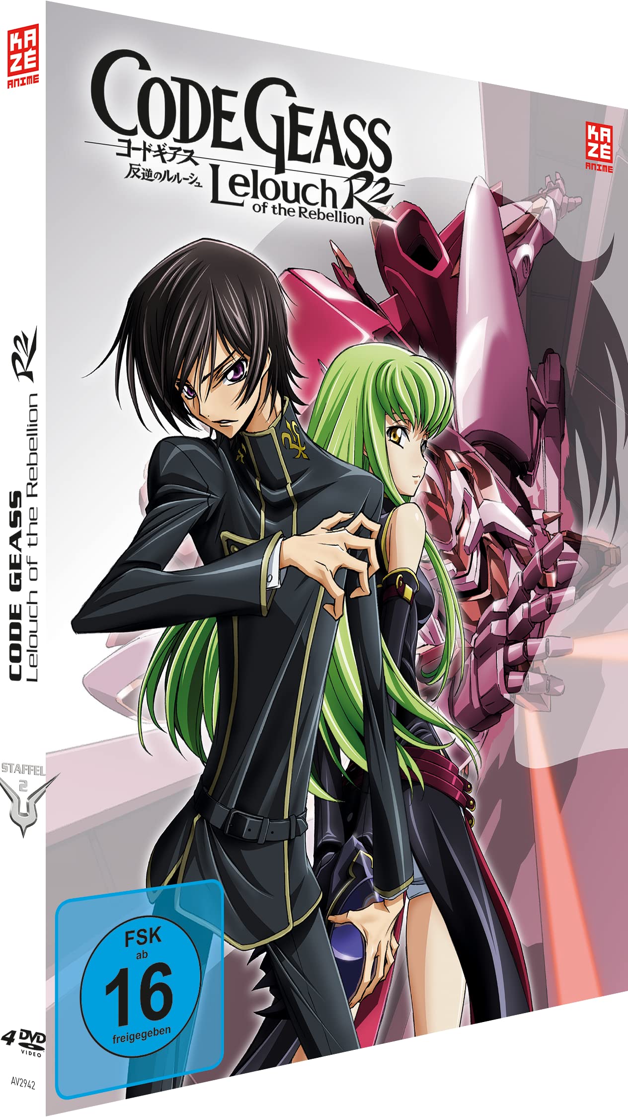 Code Geass: Lelouch of the Rebellion R2 – Staffel 2 Mediabook – Gesamtausgabe, 4 DVDs