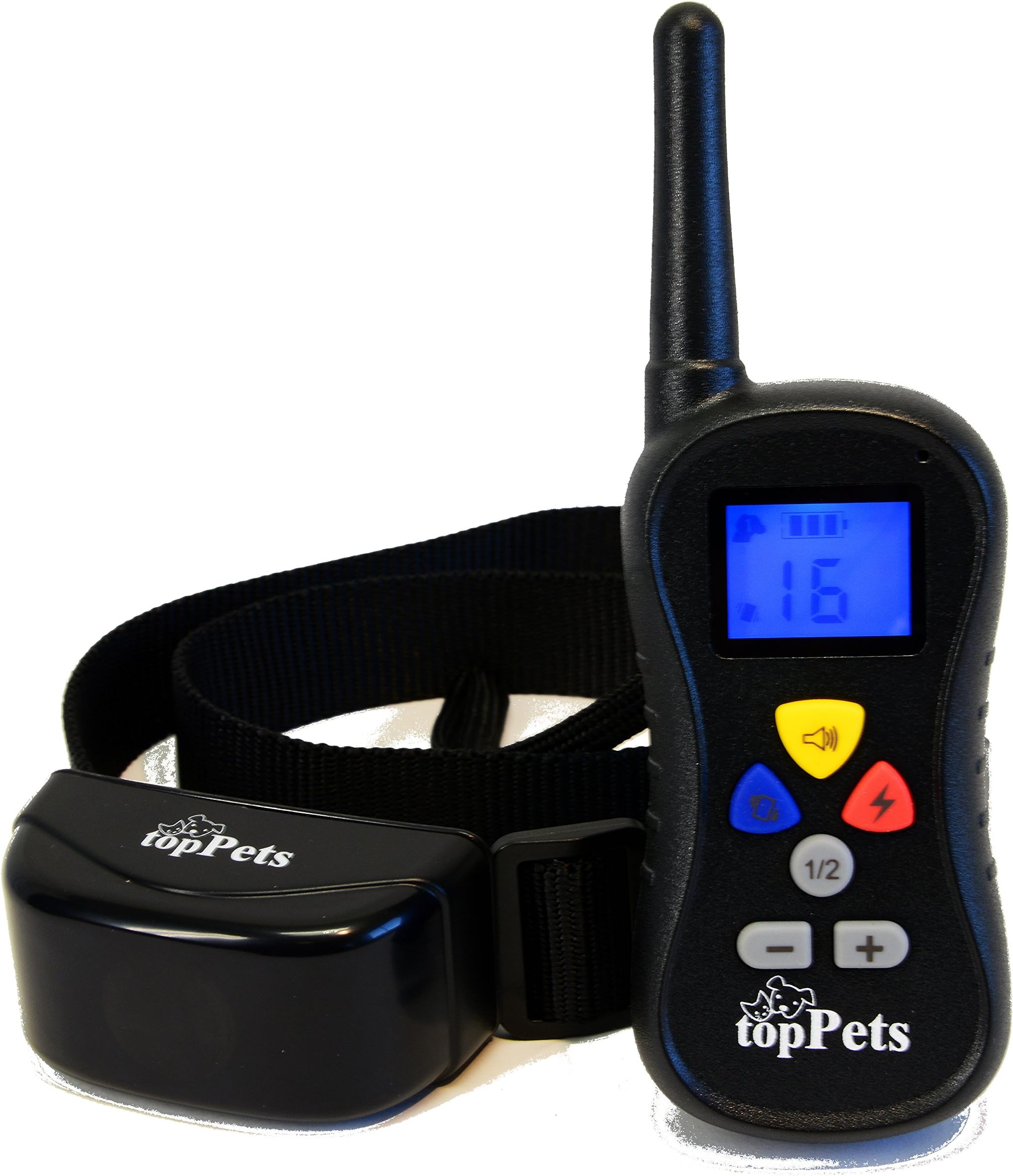 Waterproof Pet Dog Training Collar, Use for Training and Bark Control, Shock, Vibration, and Audio Tone. Fits Small Medium and Large Dogs.