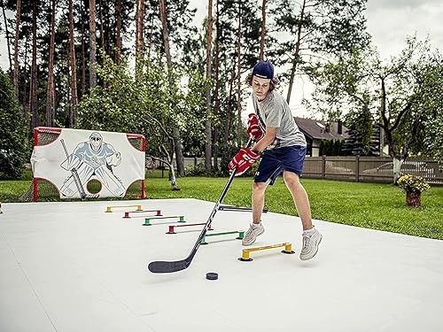 Miniatura 2 de Hockey Revolution Ayuda de entrenamiento ligera de manipulación adhesiva, equipo para control de disco, tiempo de reacción y coordinación, ligera,