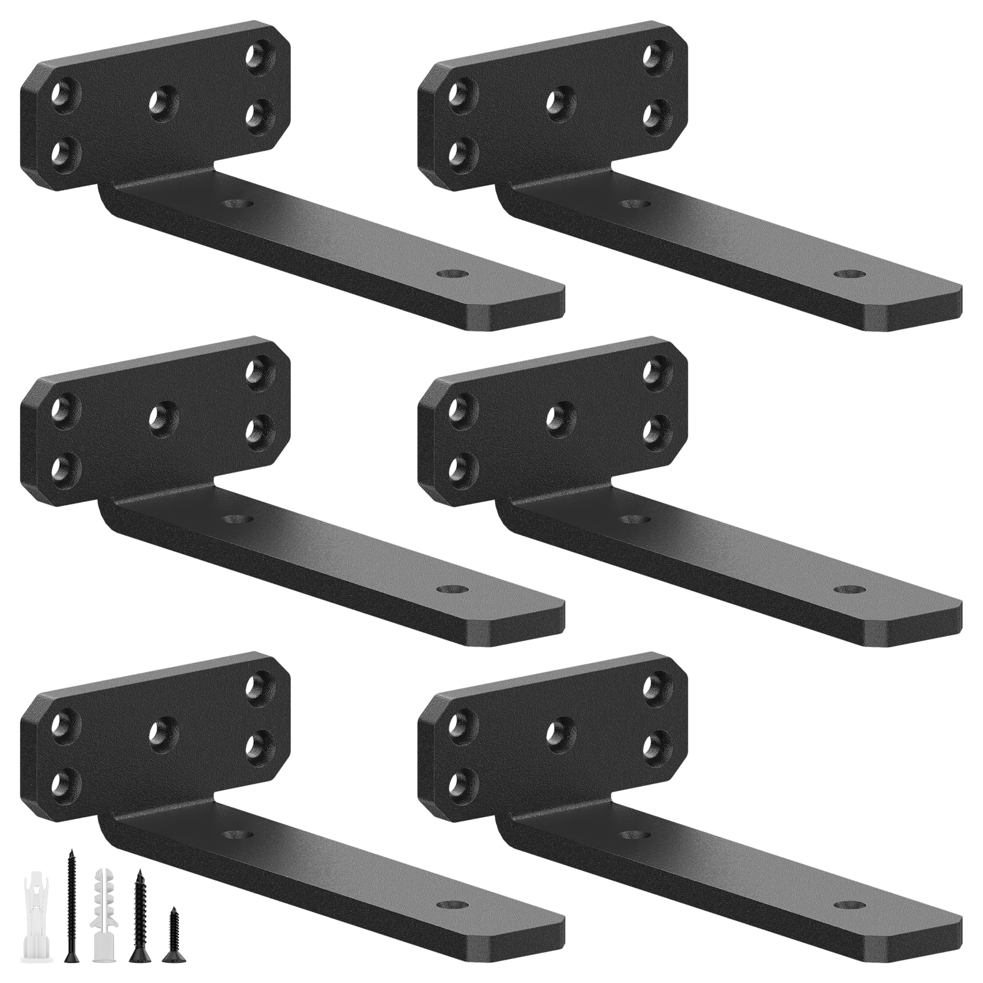 Supports d'étagère anti-affaissement SKYSEN fixation cachée invisible x6