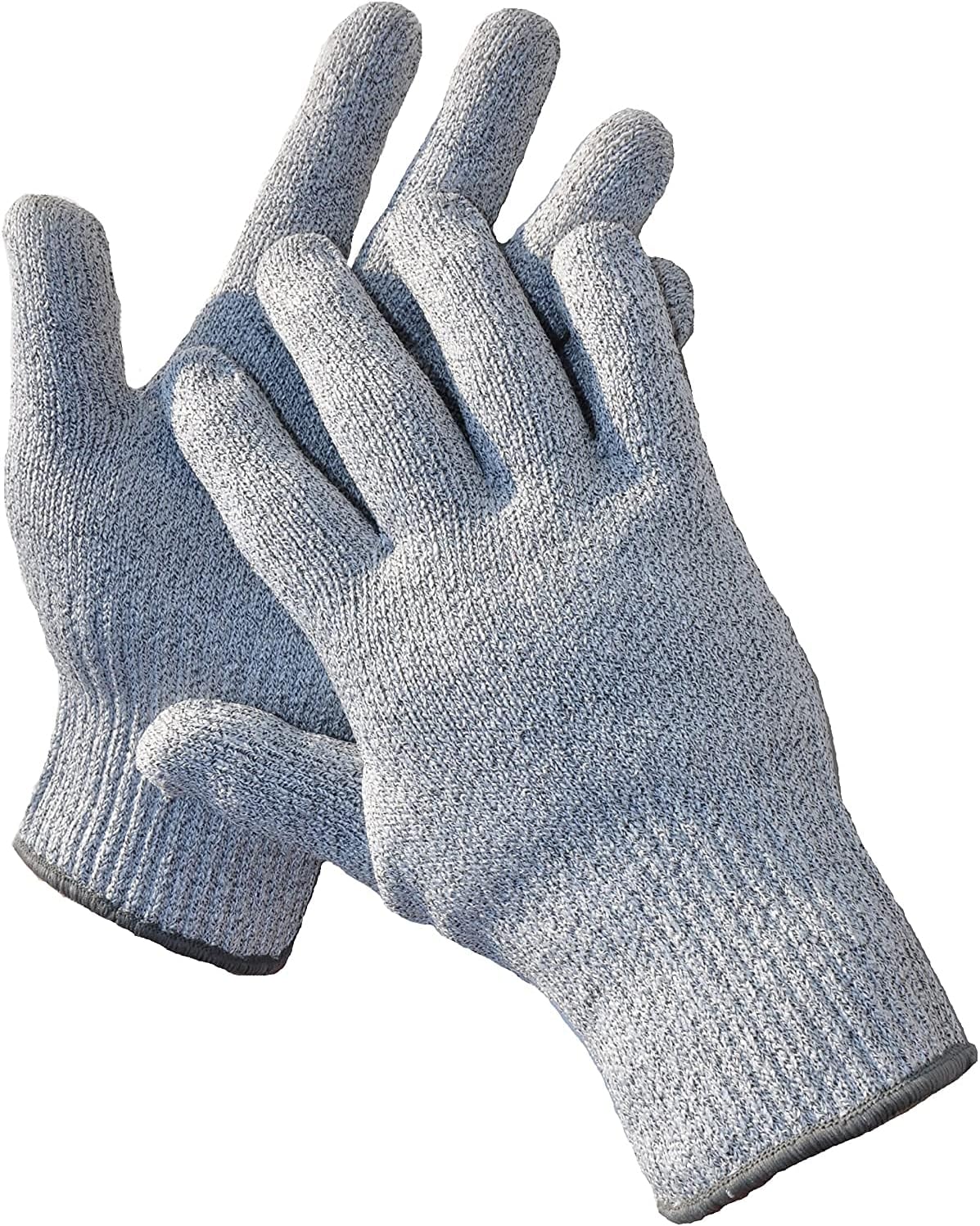 G & F 57100M CUTShield Classic level 5 Cut Resistant Gloves for Kitchen,Food Grade Cut Resistant Gloves, Medium.,Grey