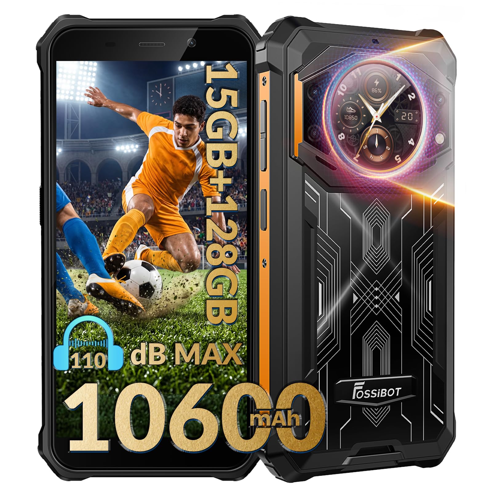 スマートフォン本体 FOSSiBOT F101 Android12 Amazon.com: FOSSIBOT F101 Pro Rugged Smartphone Unlocked, Dual