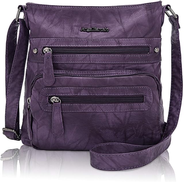 Angel Barcelo Crossbody Bags for Women Soft Small Shoulder Purses for Women