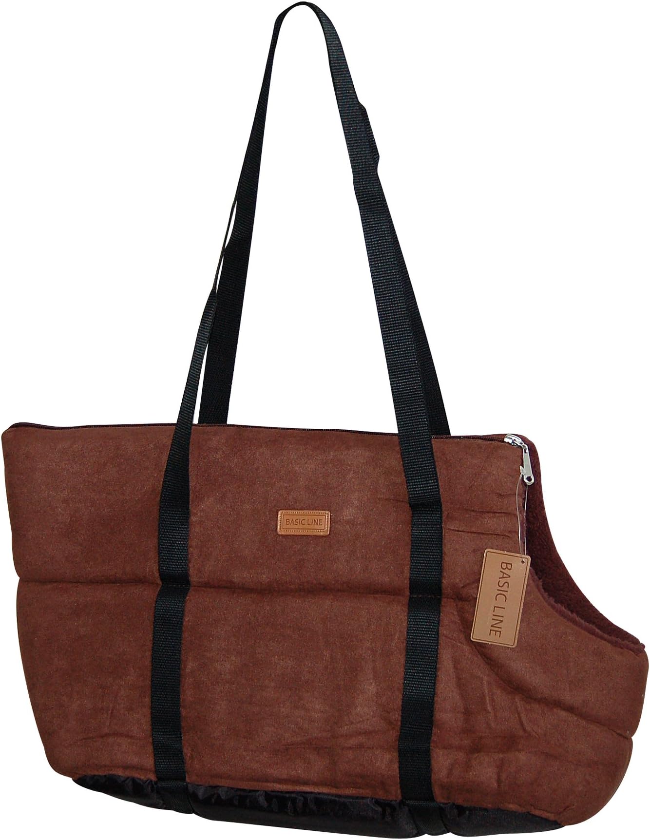 Wouapy Basic Line Transport Bag for Dog, Brown