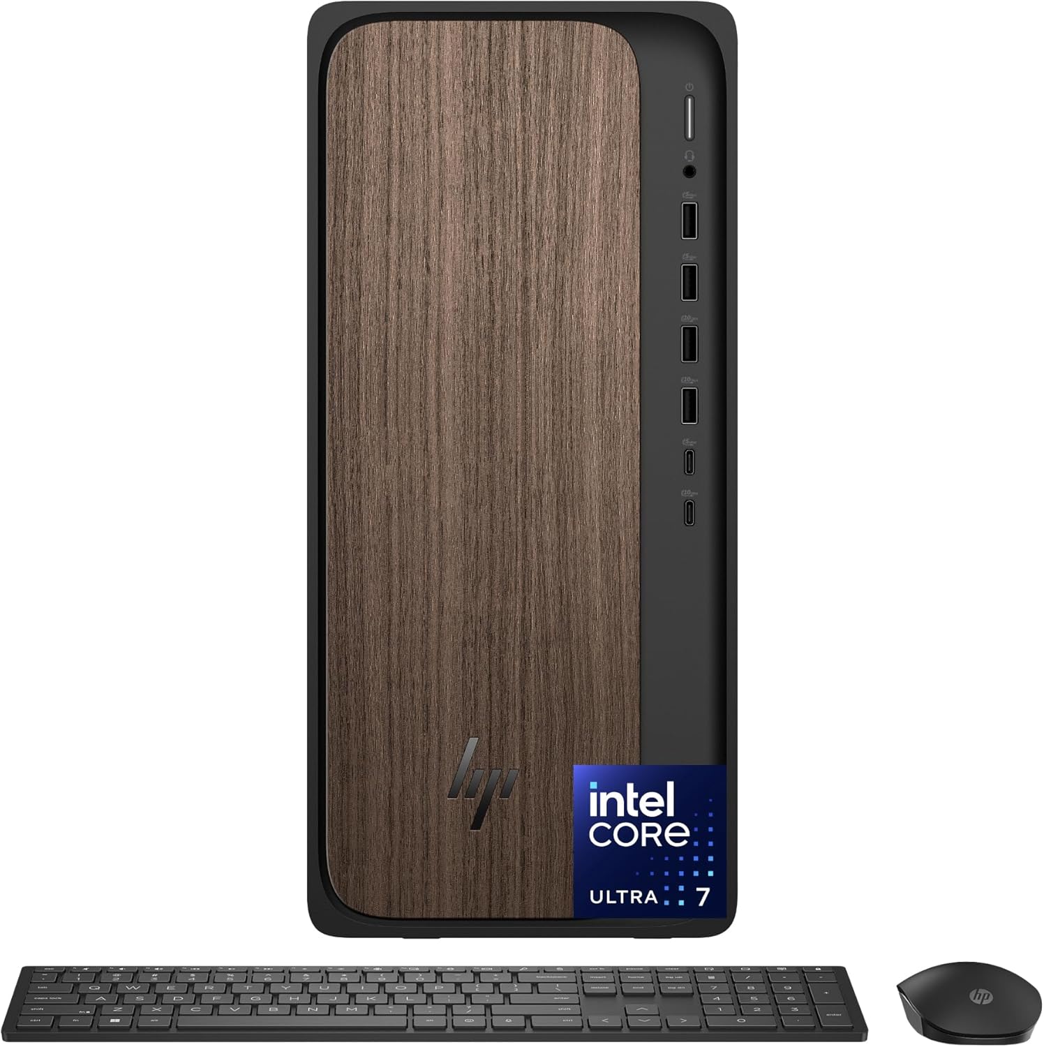 HP OmniDesk Desktop PC, Intel Core Ultra 7 265, 32 GB RAM, 2 TB SSD, Intel Graphics, Windows 11 Home, Microsoft Copilot, Dark Wood, M03-0060 (2025) HP OmniDesk Desktop PC, Intel Core Ultra 7 265, 32 GB RAM, 2 TB SSD, Intel Graphics, Windows 11 Home, Microsoft Copilot, Dark Wood, M03-0060 (2025)