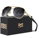 Aviator Sunglasses for Men Polarized Trendy Shades Driving UV 400 Protection