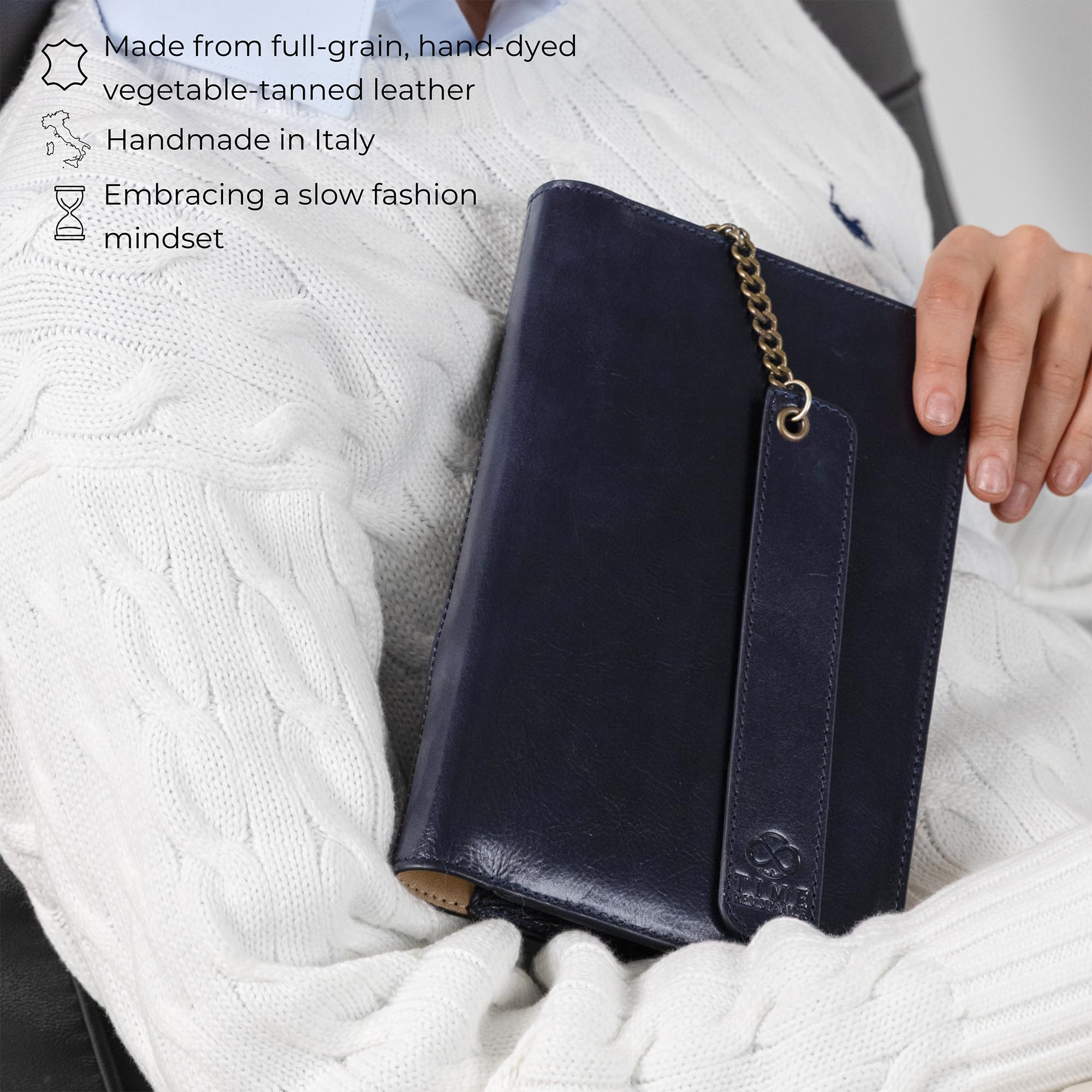 Time Resistance Notebook Hard Cover Lined Paper Book for Refillable A5 Journal