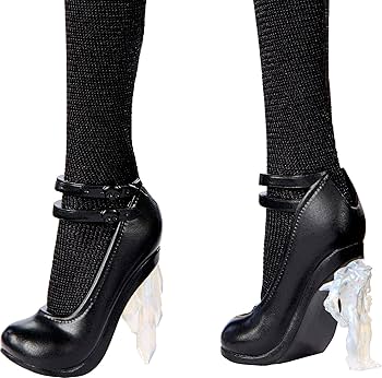 Monster High Wednesday Doll, Rave'N Wednesday Collectible in Black