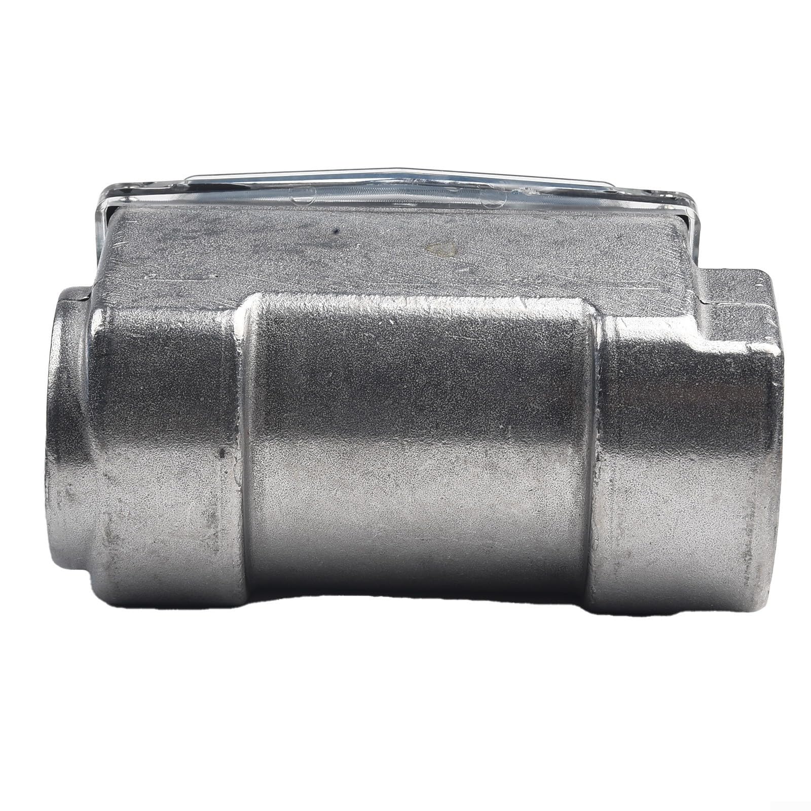 Caudalímetro digital de fluido – 10 – 500 l/min, LCD con ajuste cero, acero inoxidable/aluminio, NPT 1/2" y 2" – para diésel, agua y aceite (2 pulgadas)