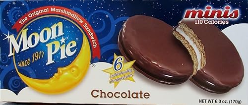 Moon Pie Mini Pies de Chocolate - 6 unidades Paquete de 3