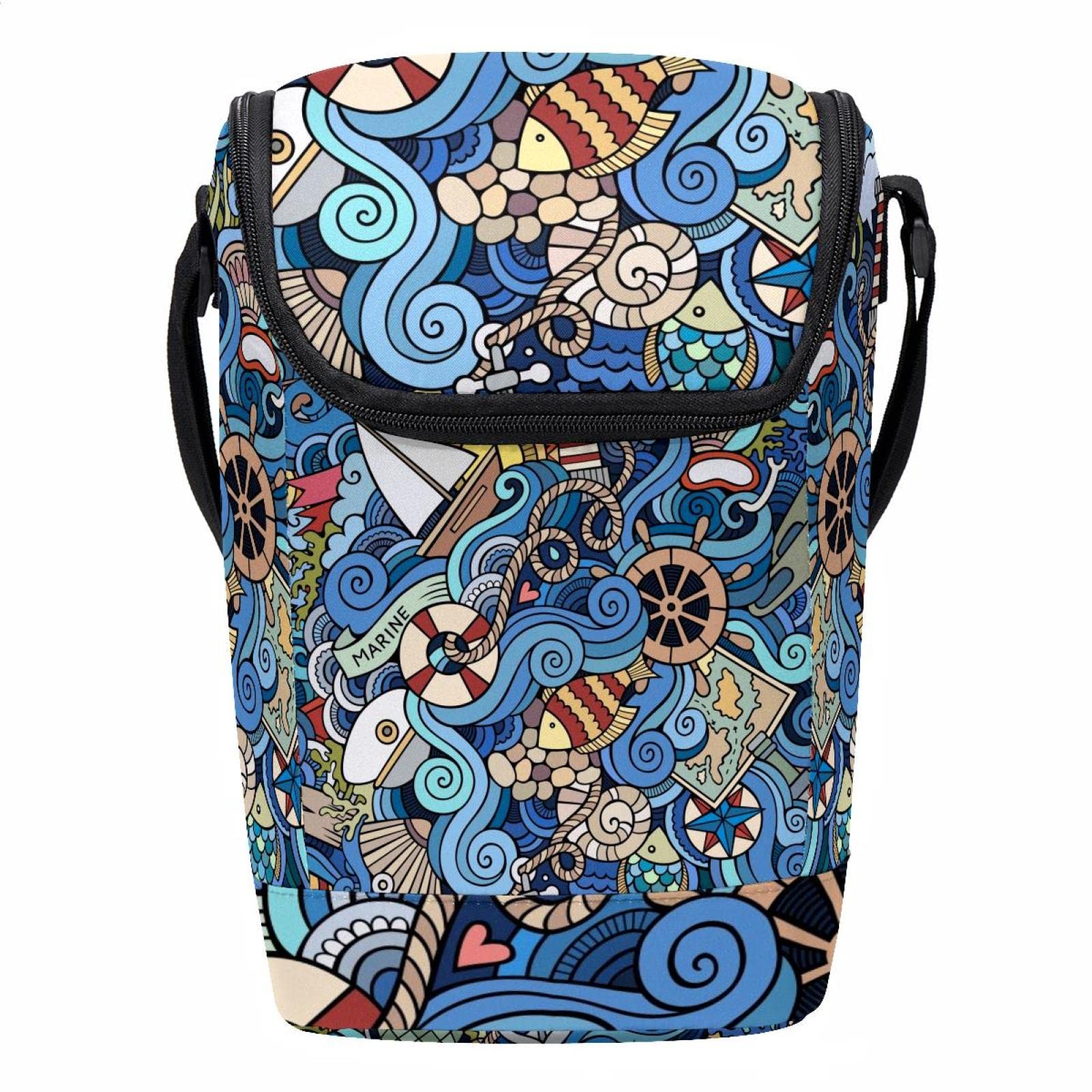 Bolsa de almuerzo lavable e impermeable para solucionar el transporte de tu comida diaria