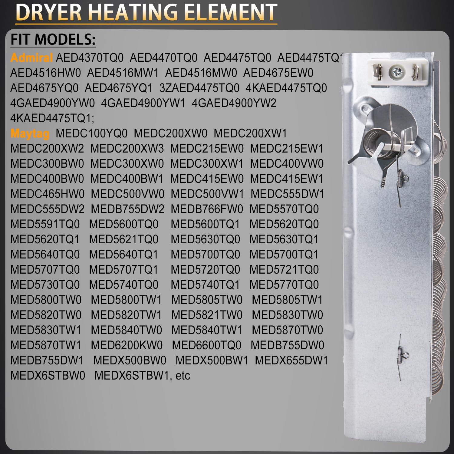Kit Termostato Ricambio Per Admiral &ndash; Adatto A 4KAED4475TQ0, AED4475TQ1, YAED4470TQ0