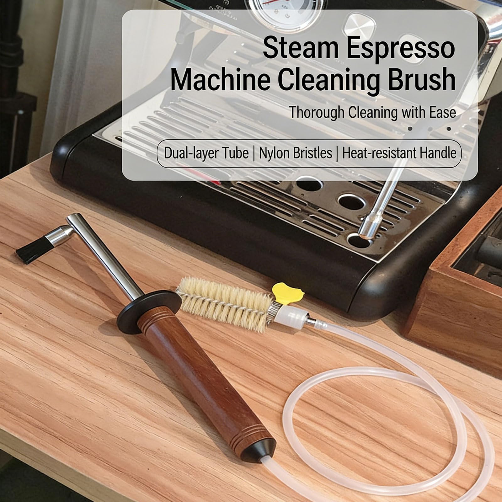 Brosse Professionnelle résistante à la avec Tube en Acier