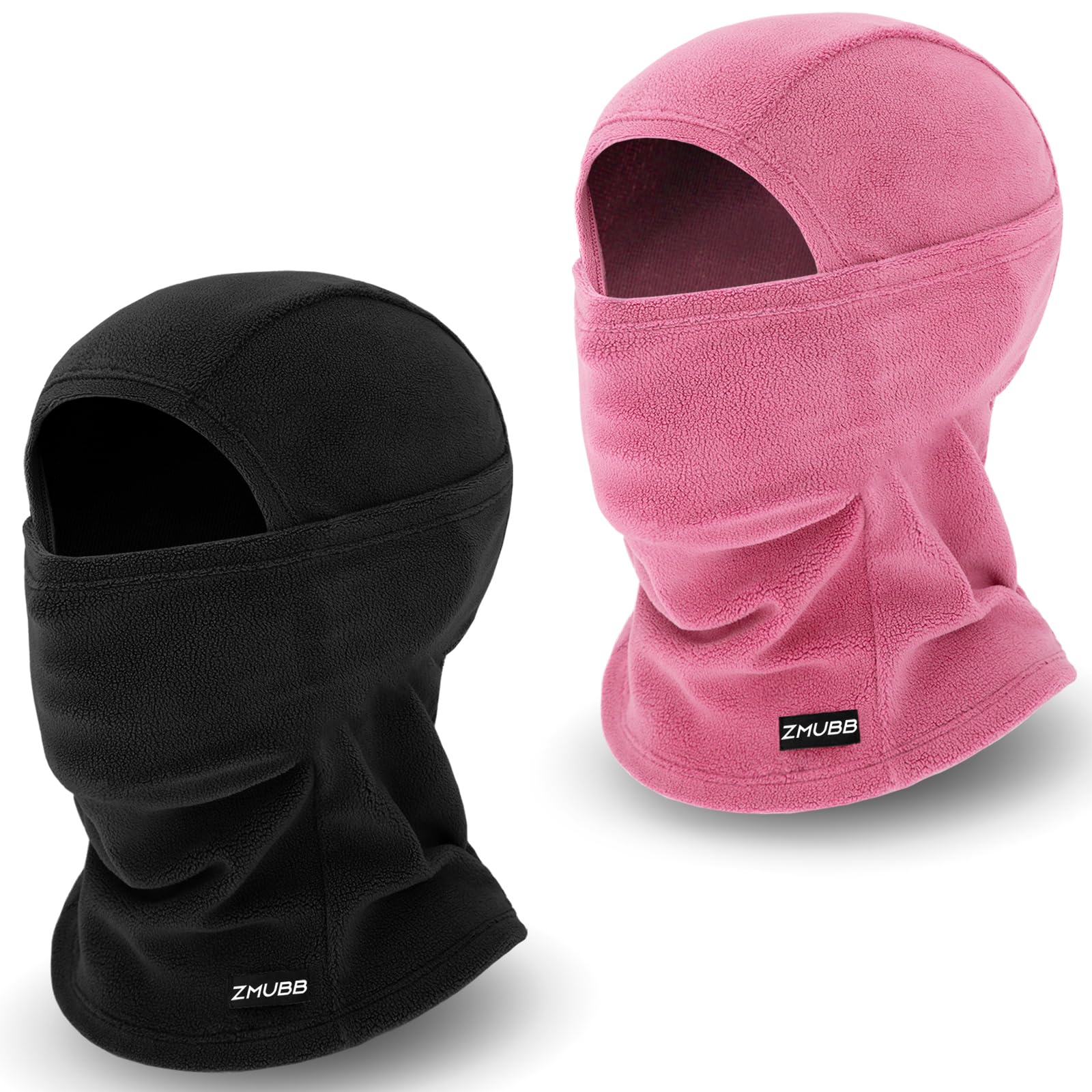 Kids Fleece Balaclava Ski Mask,Face Mask Neck Warmer for Boys Girls,Windproof Face Cover for Cold Weather Skiing Cycling