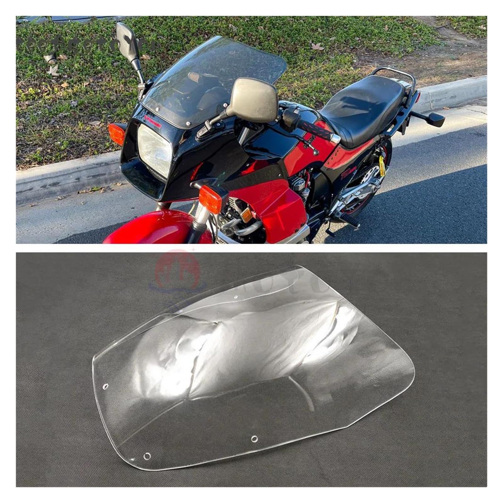 Amazon.com: Windshield Windscreen For For GPZ750 84-88 For GPZ1100