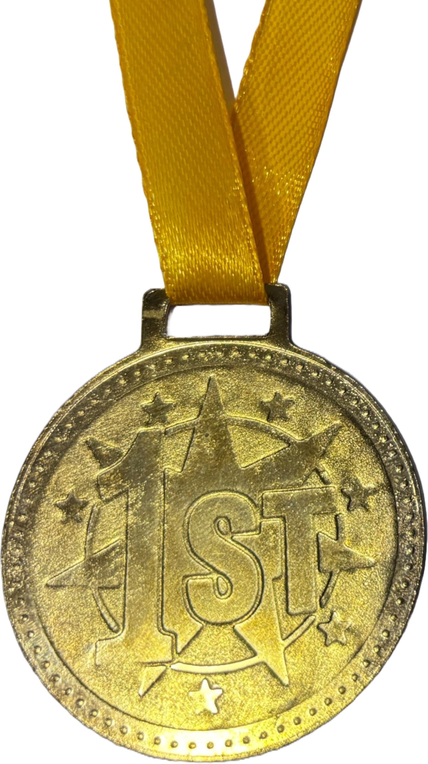 GYMFREAK Medals for School Competition Sports Event 1 Gold No. 2inch Yellow Strip Medal (2 inch)-image-23