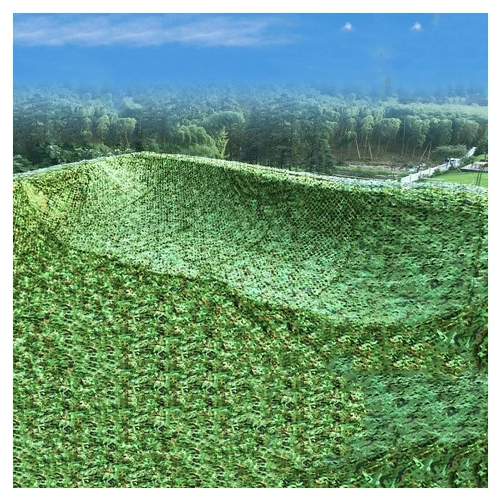 OUdini Camo Netting,Camouflage Woodland Netting, Oxfabric Camo Net,for Camping Theme Party Military Hunting Shooting Sunscreen Nets/9 * 20M(29.53 * 65.62Ft)
