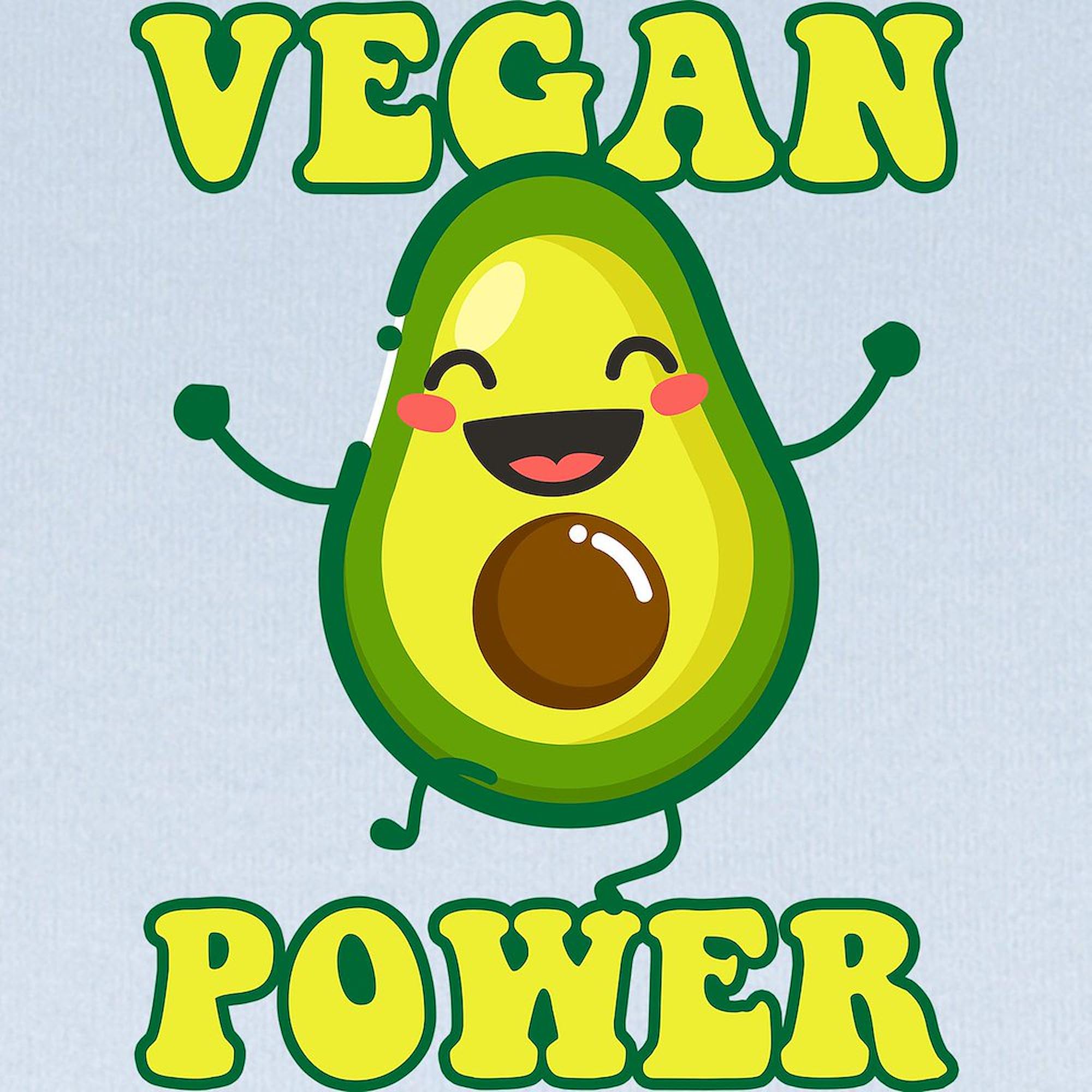 CafePress Vegan Power Avocado Veganism Veggie A Baby Blanket, Super Soft Newborn Swaddle