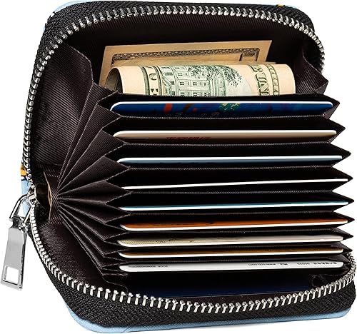 Miniatura 6 de Corgi - Cartera con cremallera para hombre, mujer, perro, mamá o perro papá, Azul, Corgi