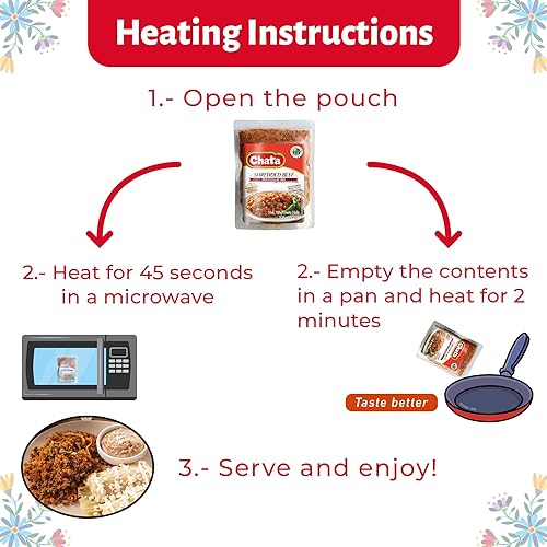 Miniatura 4 de Machaca de Res Chata Carne Seca de Carne Desmenuzada 35 oz