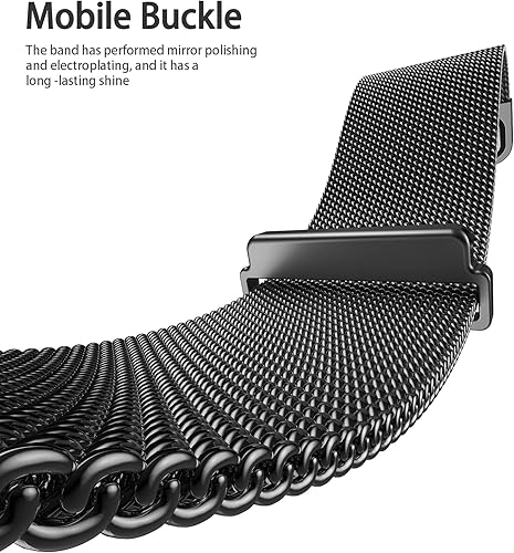 Miniatura 5 de Vanjua Correa de repuesto para Fitbit Versa 2 correas para mujeres y hombres, correa de repuesto magnética ajustable para Fitbit Versa 2  Fitbit