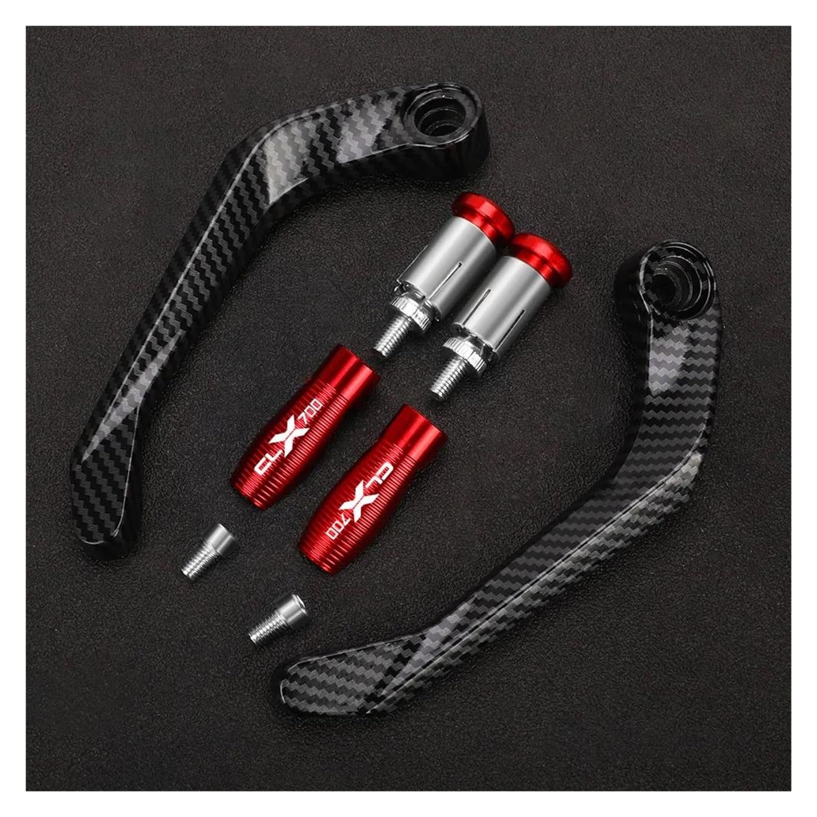 Yuhow Red Motorcycle Joystick Guards For Clx700 700Clx 700Cl-X 700 Clx(Red)