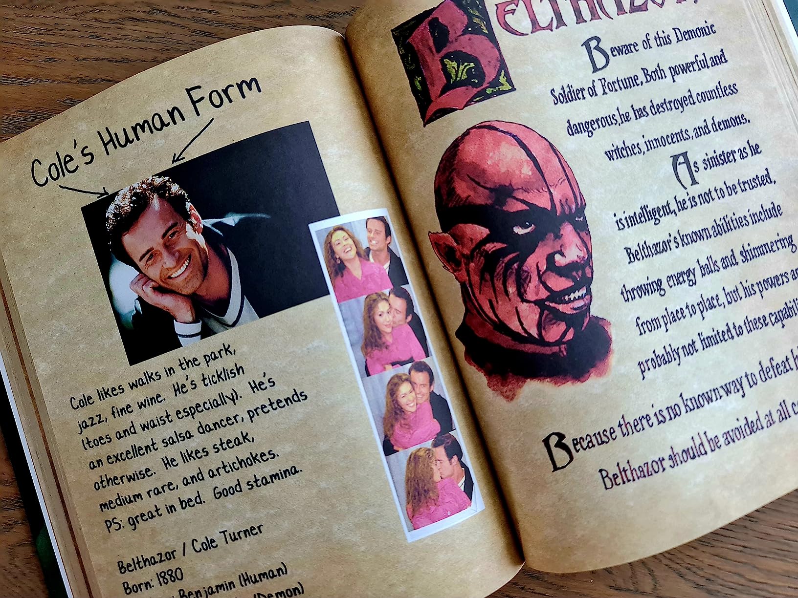 Page Du Livre Des Ombres Charmed