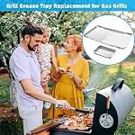 Grease Tray with Catch Pan for Dyna Glo Grill Grease Tray Replacement Parts, 25"-34" Universal Grill Drip Pan for 4 5 6 Burner Gas Grill Nexgrill Replacement Parts, Charbroil, Kenmore & Expert Grill