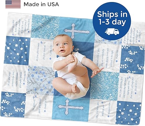 Miniatura 2 de MDPrints - Mantas de bebé personalizadas para niños, manta de bebé personalizada con nombre, regalo de guardería para recién nacidos, forro polar de