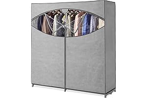 Whitmor Portable Wardrobe Clothing Storage Rack